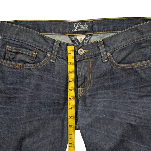 Lucky Brand Riley Slouchy Skinny Jeans Womens Blue Cotton Denim Size 8 / 29 - Picture 8 of 10